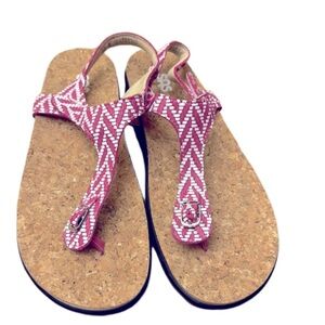 SAS ⭐️sandals cute discontinued color option magenta pink and white